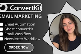 ghost convertkit email marketing nesletter automation workflow