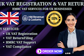 do UK vat registration and vat return filing in hmrc