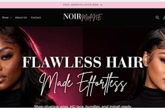 hair extension website, hair extension shopify store hair extension store