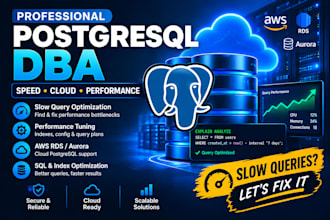 fix slow postgresql databases and queries, especially on AWS rds and aurora