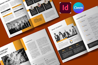 design instructional user manual, product guide, digital planner on indesign