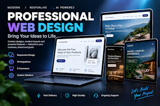 build a modern responsive ai powered website