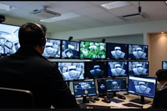 monitor your cctv remotely as a security guard for  surveillance monitoring