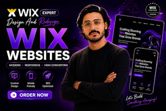 do wix website redesign, wix website design, redesign wix website, wix website