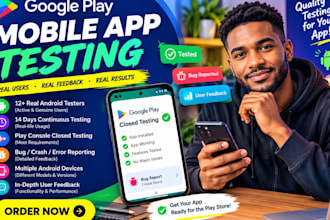 provide 12 testers for google play console closed testing 12 testers goggle play