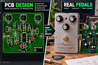 design guitar pedal pcb distortion fuzz overdrive audio effects circuit
