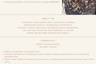 be your medical virtual assistant for healthcare admin