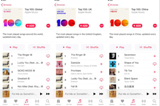 chart your apple music to top 100 apple music chart instantly