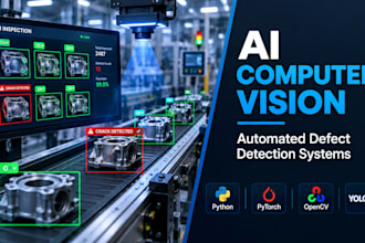 develop an ai vision inspection system for automated defect