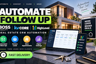 automate follow up boss kvcore and gohighlevel real estate CRM