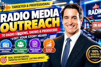 pitch press release to radio station broadcast media news producers PR TV