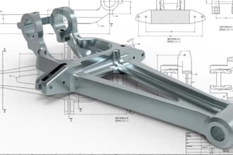 do 3d cad product design and mechanical modeling in solidworks