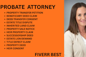 be your ny, ca, nc, georgia probate lawyer for beneficiary and property transfer