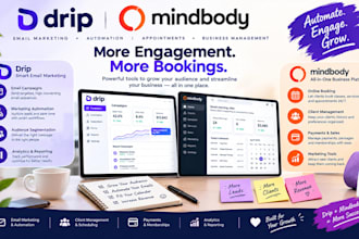 set up drip campaigns and mindbody marketing automation