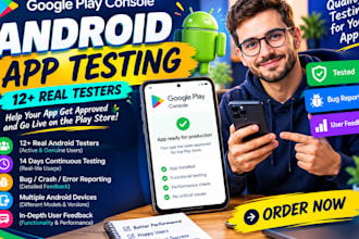 provide 12 testers goggle play closed testing for goggle play console 12 testers