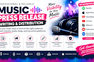 distribute music press release writing press release  press release distribution