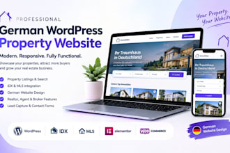 redesign wordpress property website german wordpress website with elementor pro