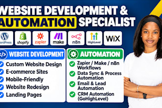 build a professional website with automation