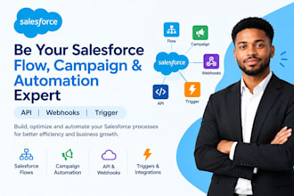 be your salesforce flow, campaign, and automation expert, api webhooks trigger