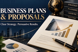 write a professional business proposal or project proposal