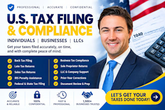 file your back taxes, late tax returns, sales tax, and resolve irs penalties