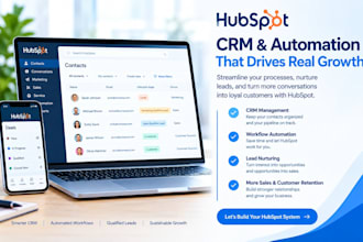 create hubspot CRM automation workflow automation hubspot CRM management lead