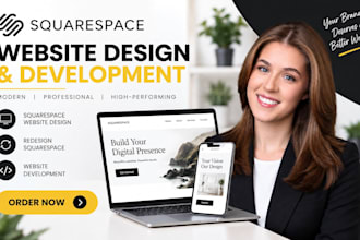 build squarespace website design, redesign squarespace, website development