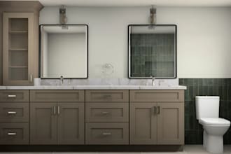 design custom bathroom vanities, cabinets and 3d renderings