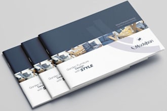 do product catalog, menu, sales sheet, one page flyer and promotional brochure