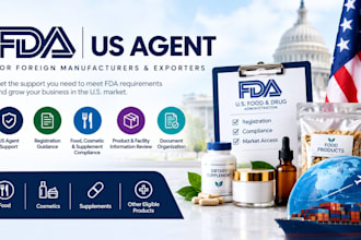 provide fda US agent service for foreign manufacturers and exporters