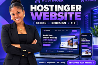 build a modern and responsive hostinger website