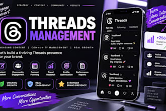 manage your threads account with content and engagement