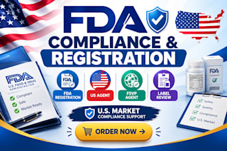 handle fda compliance, fda registration, US agent service, fsvp agent and label
