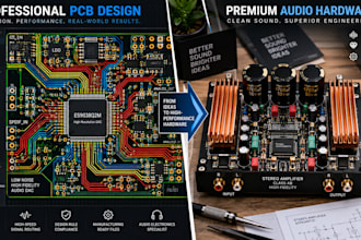 design audio pcb amplifier preamp dac mixer and audio electronics