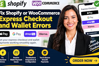 fix shopify or woocommerce express checkout and wallet errors