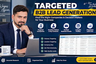 do targeted b2b lead generation and prospect research