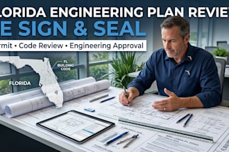 review sign florida plans for engineering approval with seal