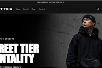 design shopify fashion store and shopify clothing store