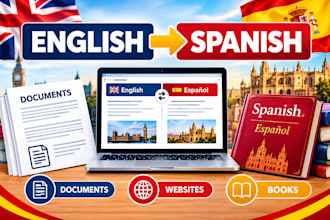 english to spanish translation documents website book translation spanish