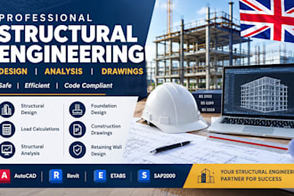 create uk structural calculations and engineer reports for building control