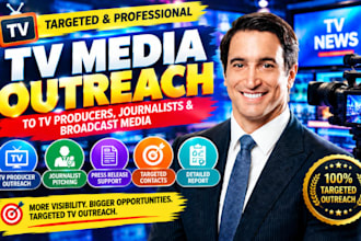 pitch press release for TV producers journalists media relations brand PR