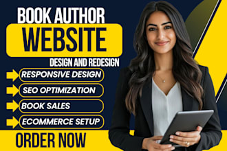 design author landing page, author website, course website, book author website