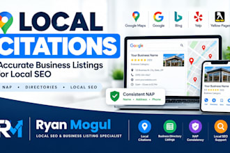 build accurate local and business citation for local SEO