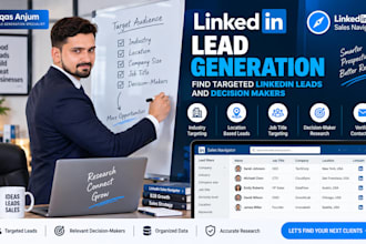 find targeted linkedin leads and decision makers