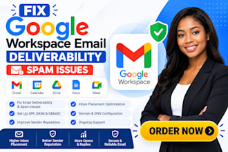 fix google workspace email deliverability spam issues