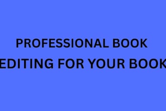 do professional editing for your manuscript