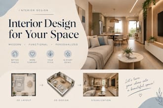 modeling 3d rooms and interior design