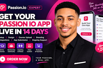 build and publish your passion io mobile app online course website