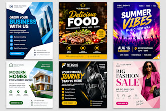 design a professional business flyer market flyer poster