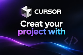 build a website or web app using cursor ai